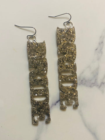 “I Do” earrings